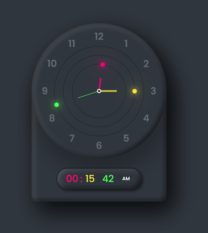 Analog Clock Design